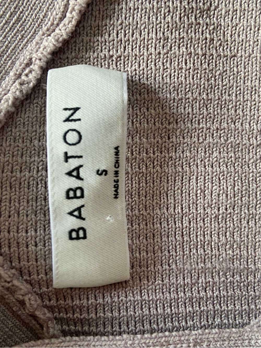 Aritzia Babaton Cross-Front Knit Halter Top in Taupe - Picture 3 of 4